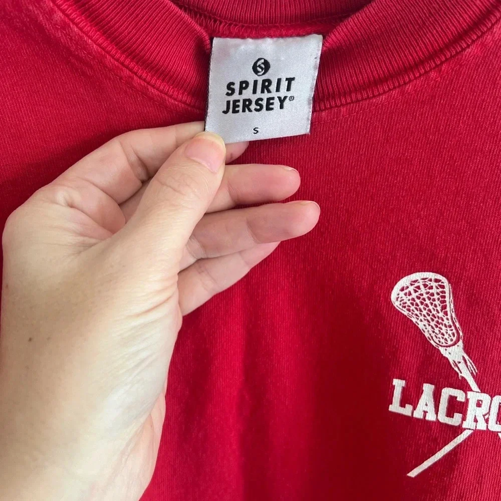 Spirit Jersey tie Dye Lacrosse Long Sleeve Tee - Picture 2 of 3